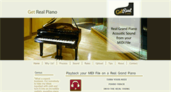 Desktop Screenshot of getrealpiano.com